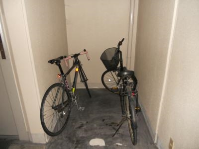 錦プラザの駐車場|駐輪スペース