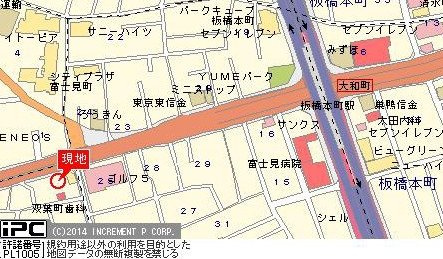 【地図】 | ヴェルステージ板橋本町Ⅱ