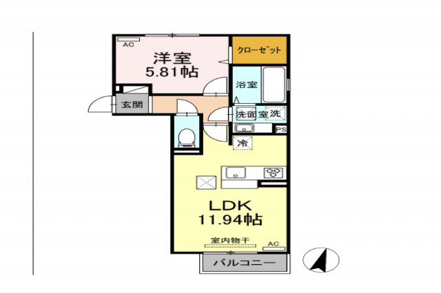 サニーハイツの間取り