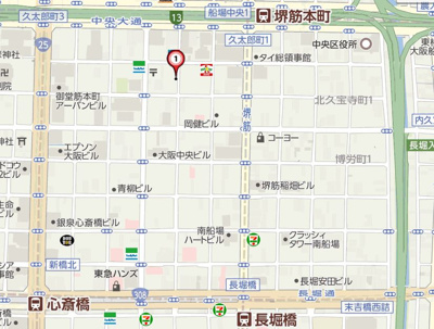 【地図】 | プレサンス本町エクストラ