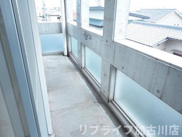サンコミュニティのバルコニー