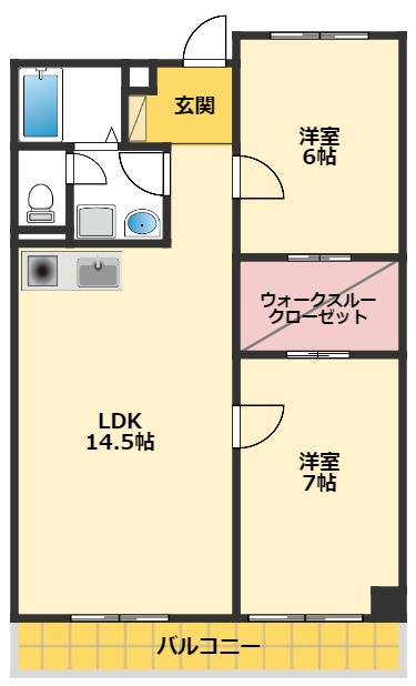 サンコミュニティの間取り