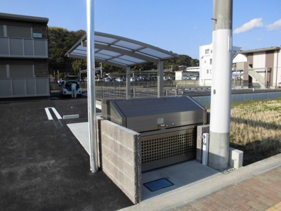 【その他共用部分】 | FloraＡ | ゴミ置き場