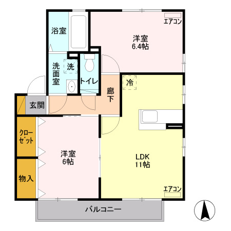 【間取り】 | リビングタウン佐久平C