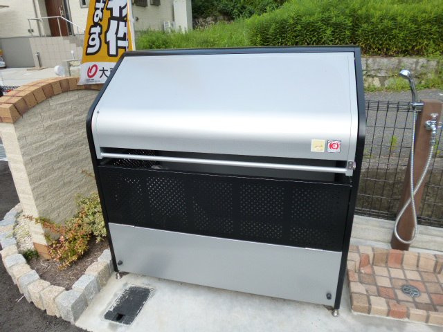 倉敷市真備町箭田のアパートのその他共用部分|敷地内専用ゴミステーション
