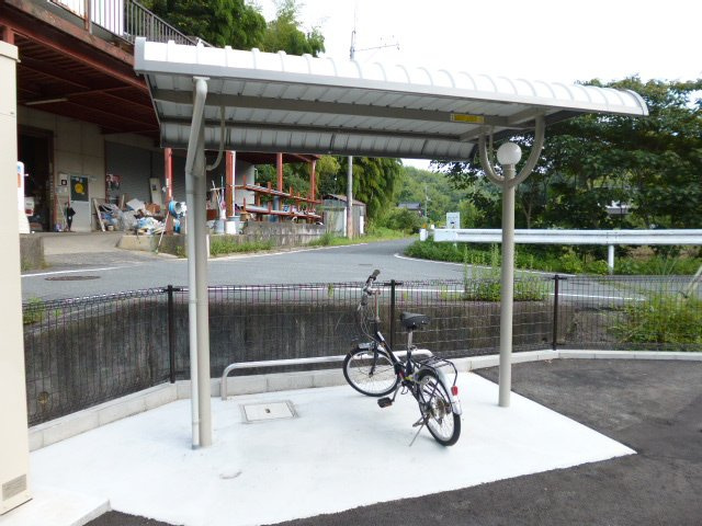 倉敷市真備町箭田のアパートのその他共用部分|駐輪場