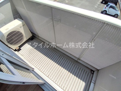 【バルコニー】 | サンコーポ山田　E | 広々としたバルコニーです