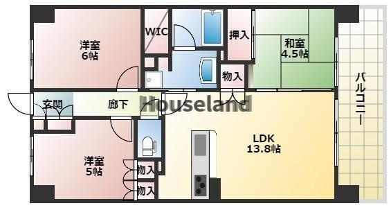 シャルマンフジ和歌山駅前グランピークの間取り