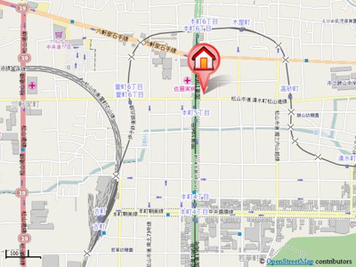 【地図】 | ＫＢコート本町Ⅱ