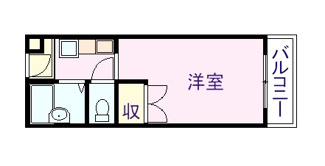 【間取り】 | パレス磯上Ⅱ