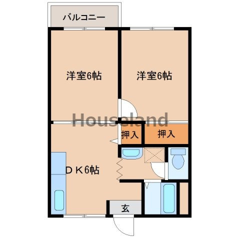 フォーブル吉森の間取り