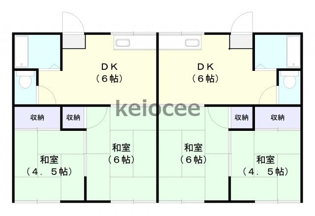 【間取り】 | 香取郡多古町アパート