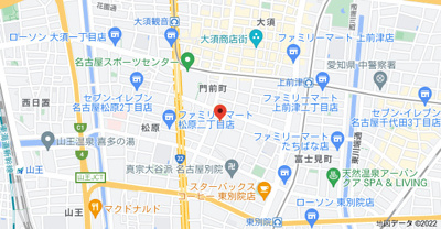 【地図】 | メイクス上前津Ⅱ