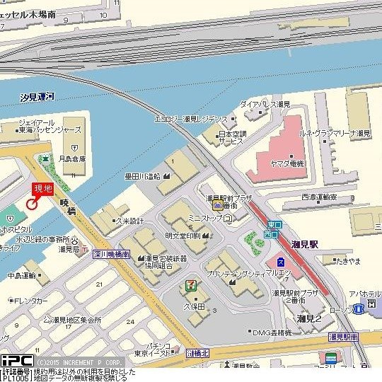 【地図】 | プレール・ドゥーク東京ＣＡＮＡＬ
