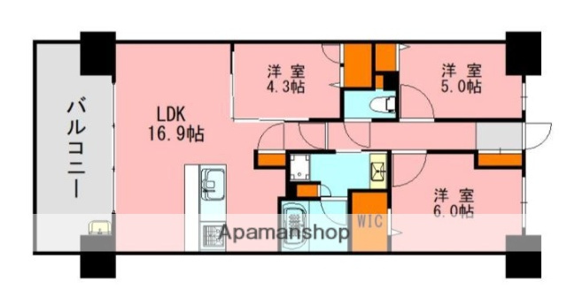 【間取り】 | パークアソシア原テラス