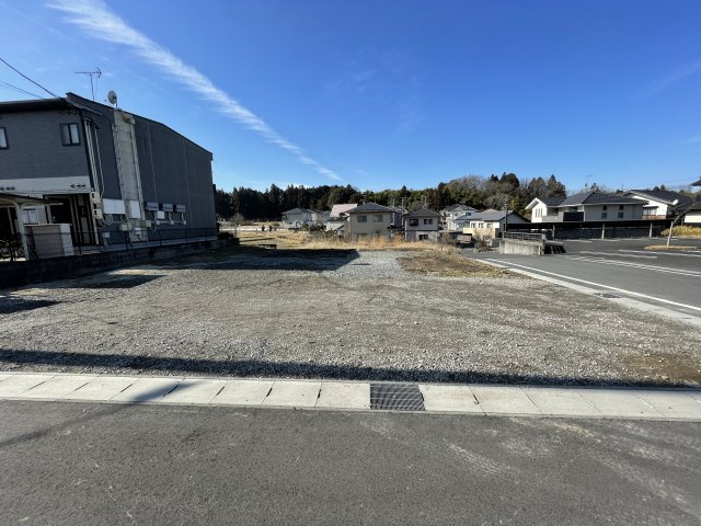 青木斧戸線沿い借地の外観