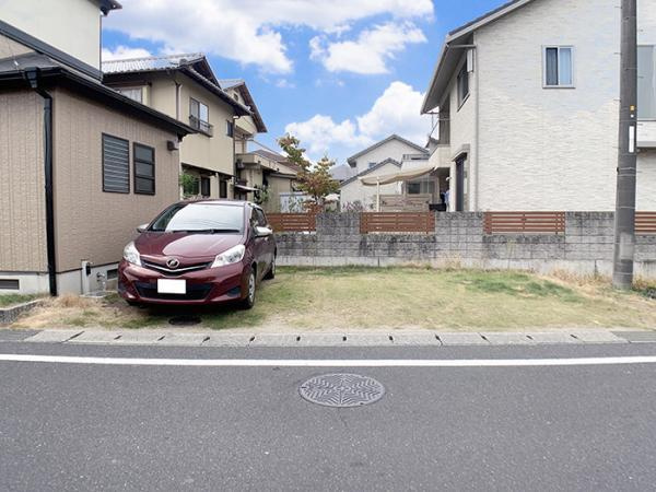 岡山市北区今保　リフォーム済み　中古一戸建ての前面道路含む現地写真