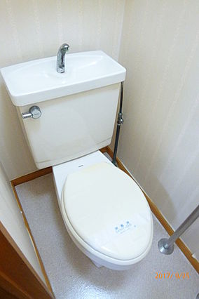 アザレアハイツ蒲池のトイレ