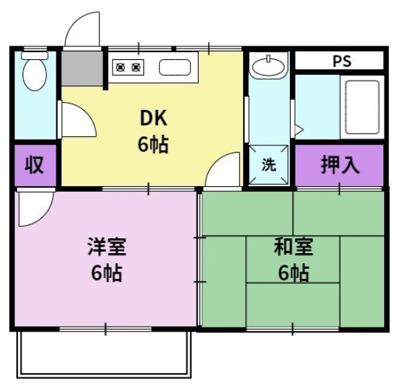柴田ハイツの間取り