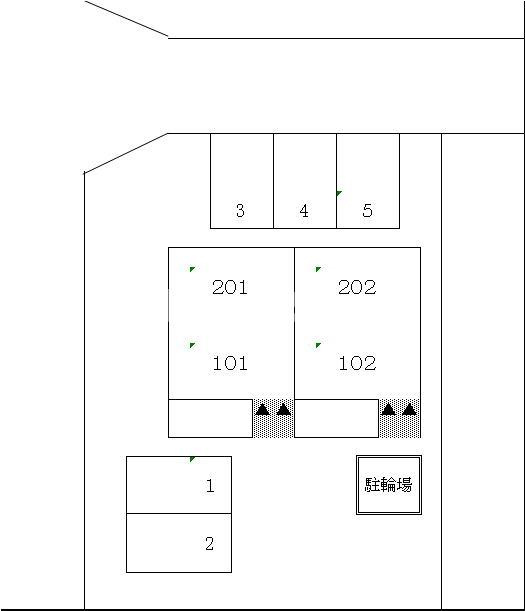 雅Ⅱの駐車場|駐車場