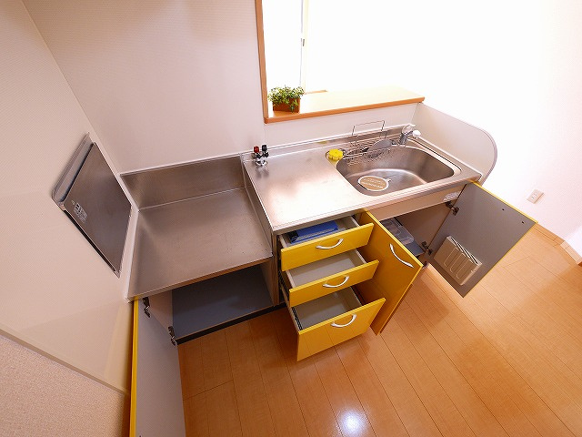 グランシャリオ（八条）のキッチン|キッチンでお料理をお楽しみください