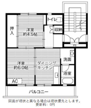 ビレッジハウス境港第三1号棟の間取り