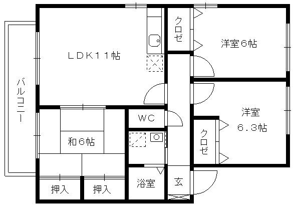 メルベーユ津福Ａ棟