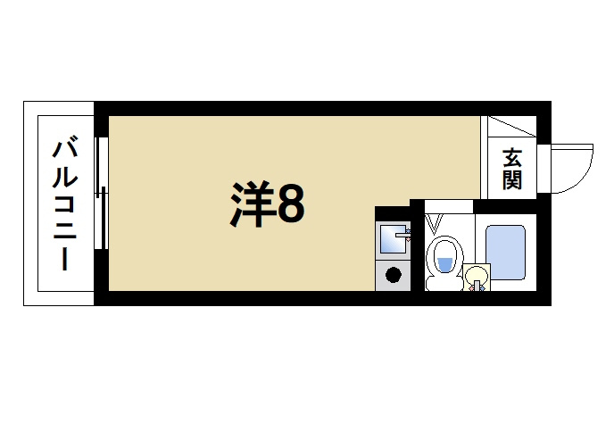 DORMITORY　MISS　PRINCEの間取り
