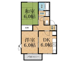 【間取り】 | エスポワールA棟