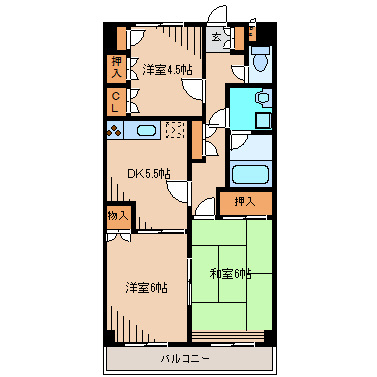 【間取り】 | ハイツフェニックス