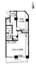 【間取り】 | 52.4㎡/1LDK【ブルーガーデン小石川】