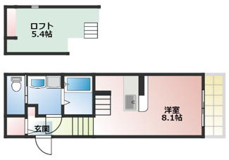 【間取り】 | ウェルストン車道 | 略図の為、現状優先