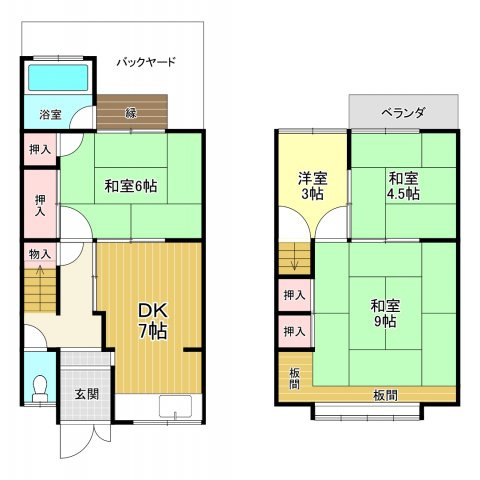 【間取り】 | 山科区小山中ノ川町