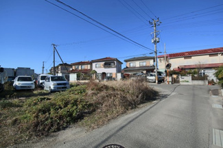 【前面道路含む現地写真】 | 福島市瀬上町字西中川原の土地