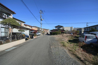 【前面道路含む現地写真】 | 福島市瀬上町字西中川原の土地