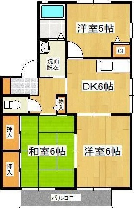 グリーンエクセル小森野Ｂの間取り