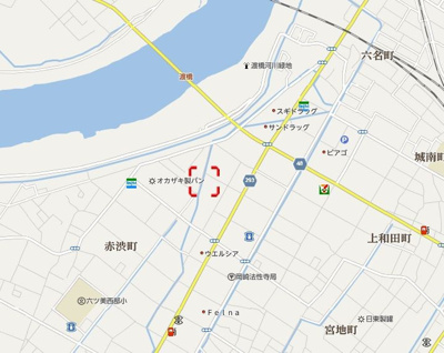 【地図】 | サンフォレスト渡辺Ｂ