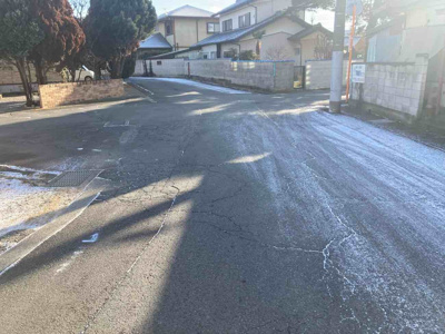 【前面道路含む現地写真】 | 前橋市下小出町三丁目売地 | 東に向かって撮影