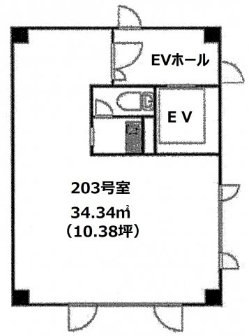 新横溝ビルの間取り