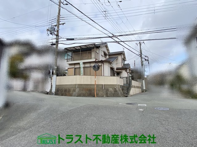 明石市東朝霧丘　土地の前面道路含む現地写真