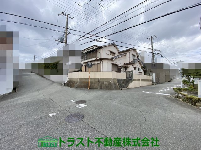 明石市東朝霧丘　土地の前面道路含む現地写真