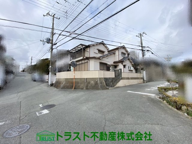 明石市東朝霧丘　土地の前面道路含む現地写真