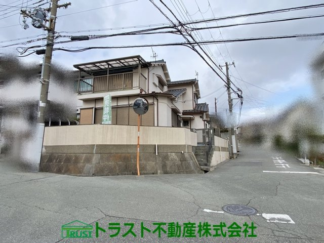 明石市東朝霧丘　土地の前面道路含む現地写真