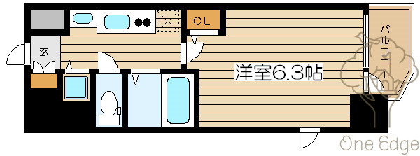 エスライズ梅田東の間取り