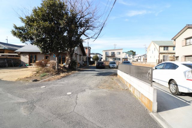 足利市南大町の売地の外観