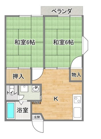 エステ東田の間取り