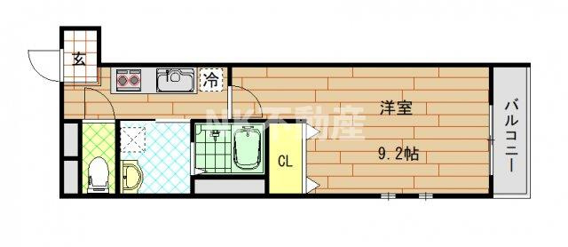 【間取り】 | フジパレス岩田町ノース（若江岩田賃貸） | 間取りです