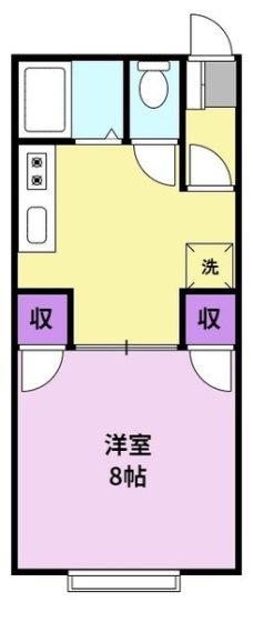サンハイツ坂口の間取り