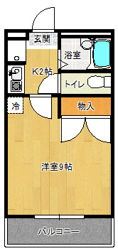 【間取り】 | レオパレスえびす | レオパレスえびす(Good Home)