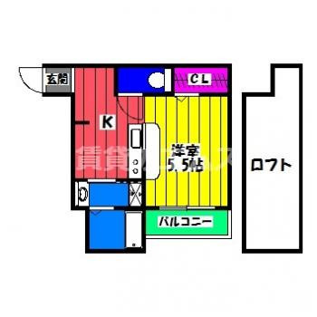【間取り】 | ニュージャーニー大橋 | ニュージャーニー大橋の間取り